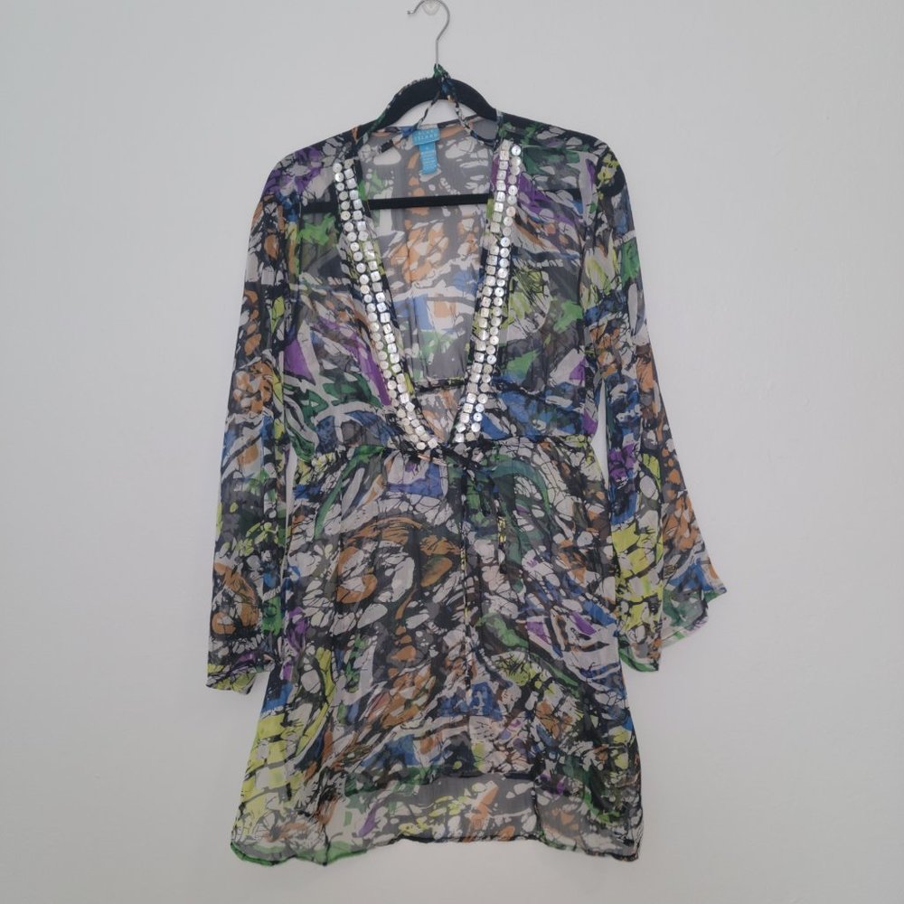 Blue Island Cover Up Dress Size XL